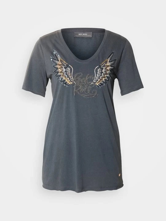 Zdjęcie produktu T-shirt z nadrukiem MOS MOSH granatowy