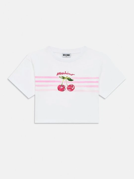 Zdjęcie produktu T-shirt z nadrukiem MOSCHINO biały