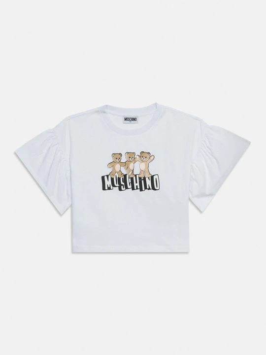 Zdjęcie produktu T-shirt z nadrukiem MOSCHINO biały