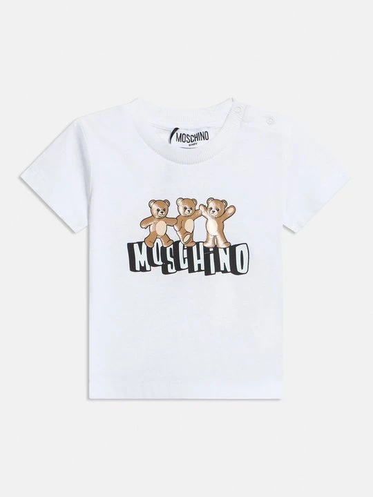 Zdjęcie produktu T-shirt z nadrukiem MOSCHINO biały