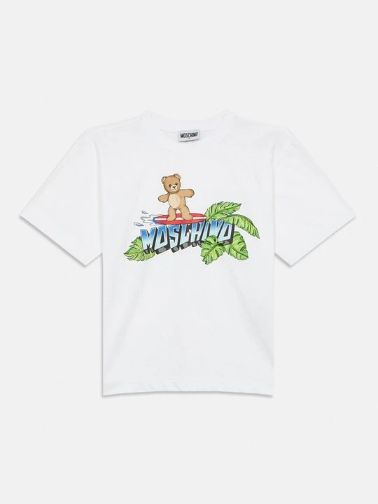 Zdjęcie produktu T-shirt z nadrukiem MOSCHINO biały