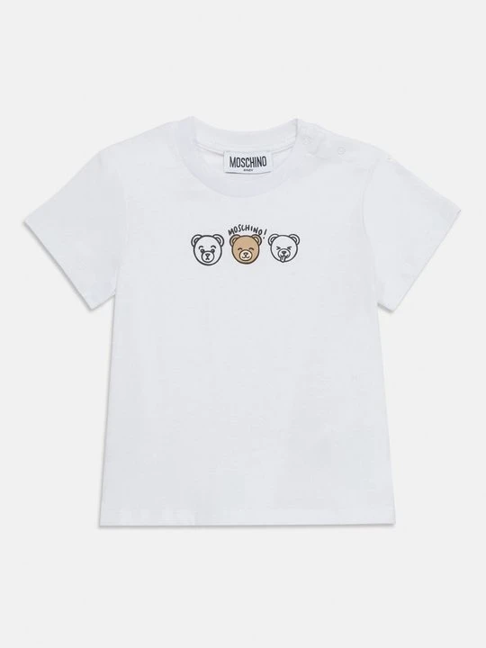 Zdjęcie produktu T-shirt z nadrukiem MOSCHINO biały