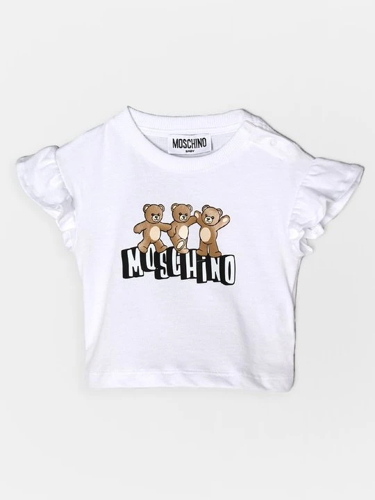 Zdjęcie produktu T-shirt z nadrukiem MOSCHINO biały