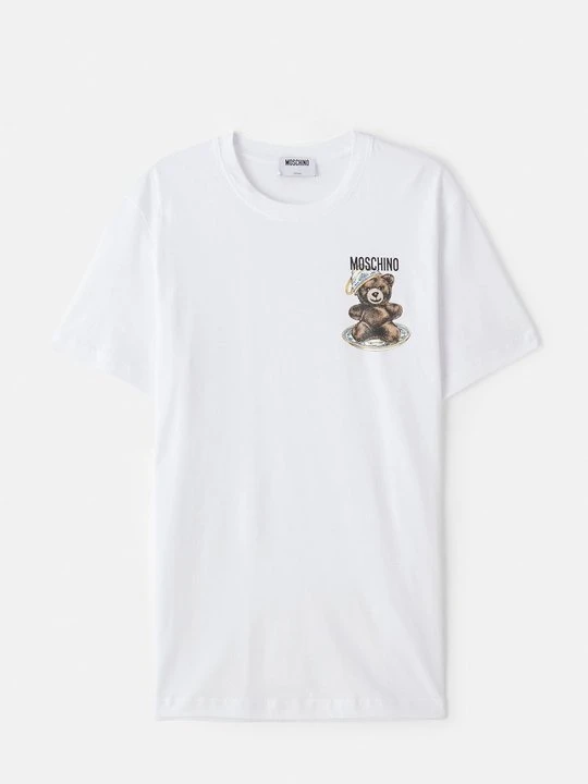Zdjęcie produktu T-shirt z nadrukiem MOSCHINO biały