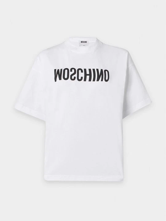 Zdjęcie produktu T-shirt z nadrukiem MOSCHINO biały