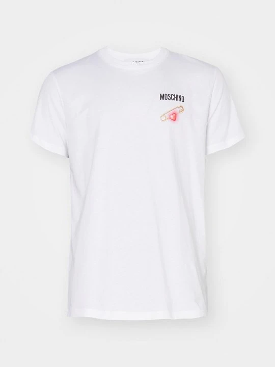 Zdjęcie produktu T-shirt z nadrukiem MOSCHINO biały
