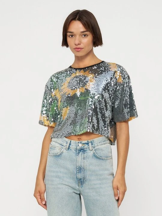 Zdjęcie produktu T-shirt z nadrukiem MOSCHINO czarny