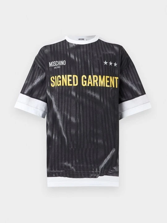 Zdjęcie produktu T-shirt z nadrukiem MOSCHINO czarny