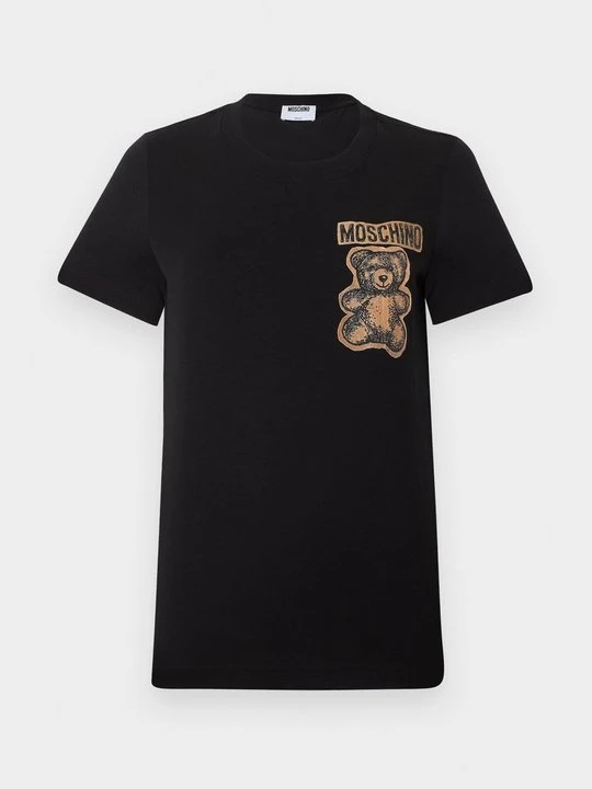 Zdjęcie produktu T-shirt z nadrukiem MOSCHINO czarny