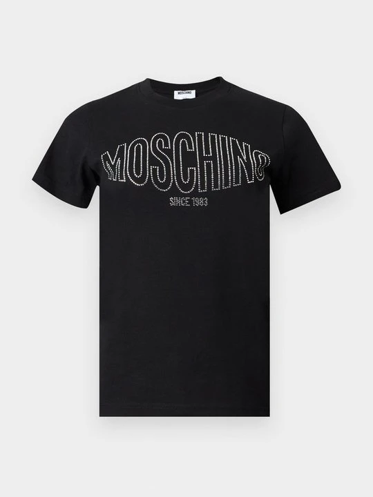 Zdjęcie produktu T-shirt z nadrukiem MOSCHINO czarny
