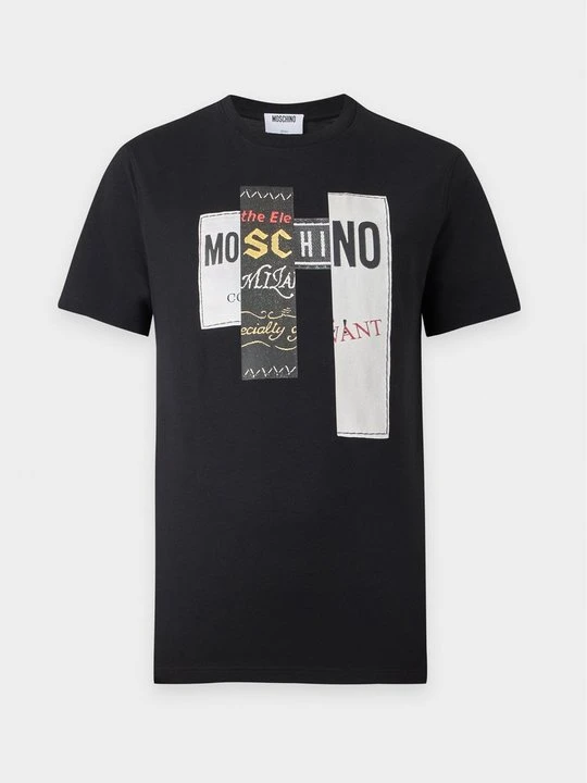 Zdjęcie produktu T-shirt z nadrukiem MOSCHINO czarny