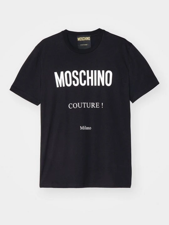 Zdjęcie produktu T-shirt z nadrukiem MOSCHINO czarny