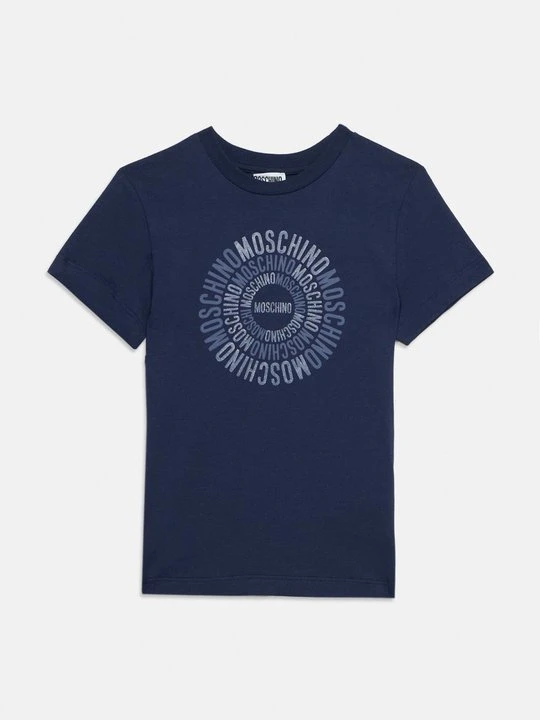Zdjęcie produktu T-shirt z nadrukiem MOSCHINO granatowy