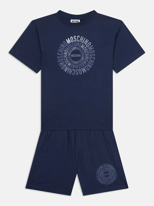 Zdjęcie produktu T-shirt z nadrukiem MOSCHINO granatowy