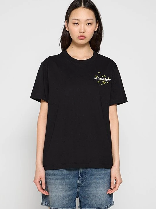 Zdjęcie produktu T-shirt z nadrukiem MOSCHINO czarny