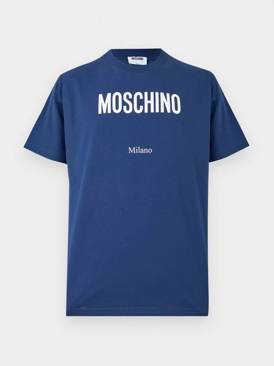Zdjęcie produktu T-shirt z nadrukiem MOSCHINO niebieski