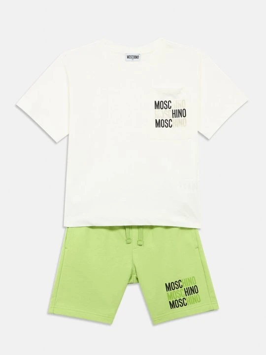 Zdjęcie produktu T-shirt z nadrukiem MOSCHINO zielony