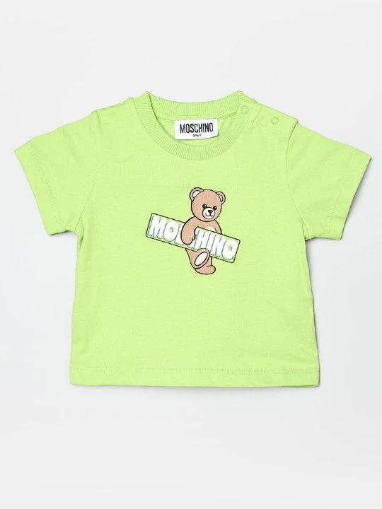 Zdjęcie produktu T-shirt z nadrukiem MOSCHINO zielony