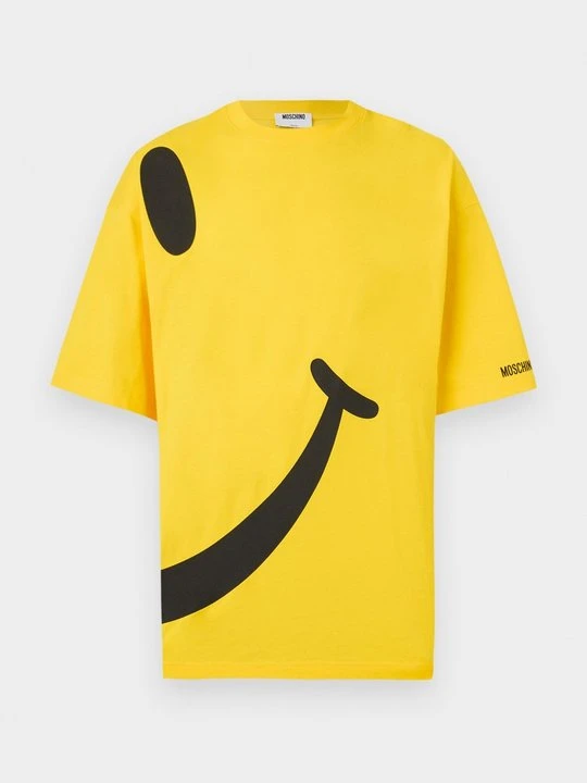 Zdjęcie produktu T-shirt z nadrukiem MOSCHINO żółty