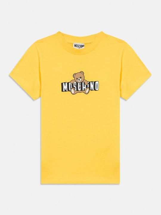 Zdjęcie produktu T-shirt z nadrukiem MOSCHINO żółty