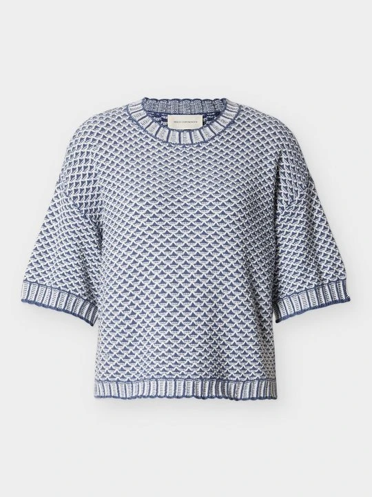 Zdjęcie produktu T-shirt z nadrukiem MSCH Copenhagen niebieski