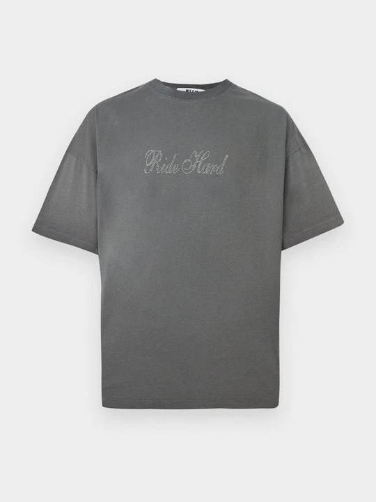 Zdjęcie produktu T-shirt z nadrukiem MSGM szary
