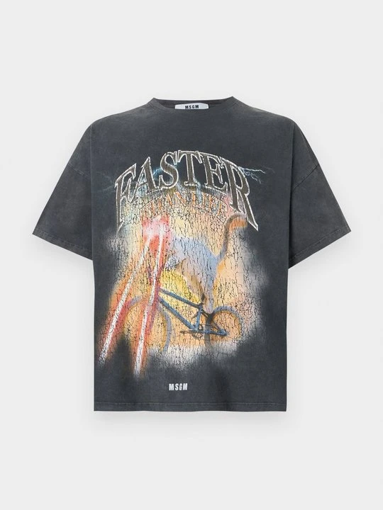 Zdjęcie produktu T-shirt z nadrukiem MSGM szary