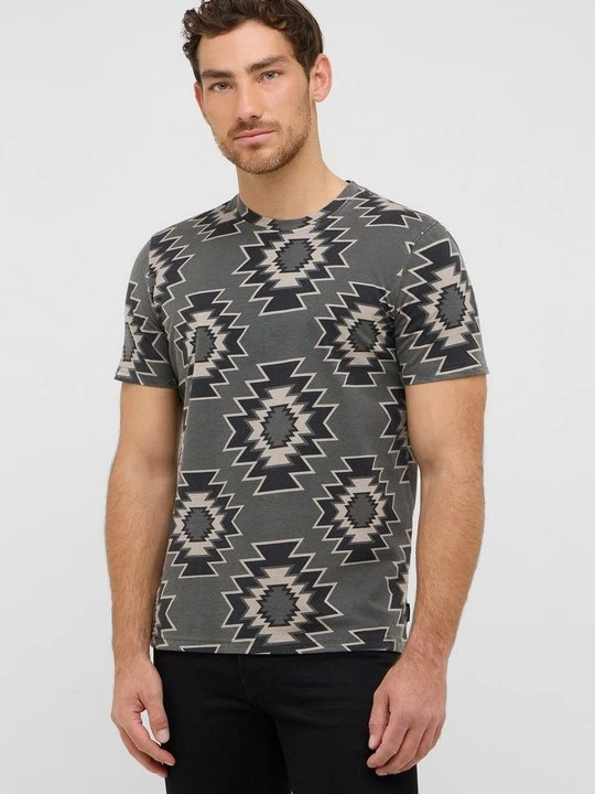 Zdjęcie produktu T-shirt z nadrukiem Mustang czarny