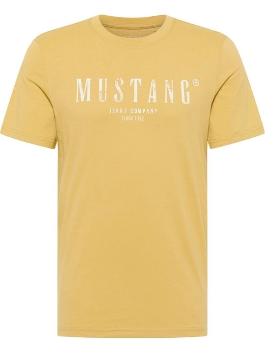 Zdjęcie produktu T-shirt z nadrukiem Mustang żółty