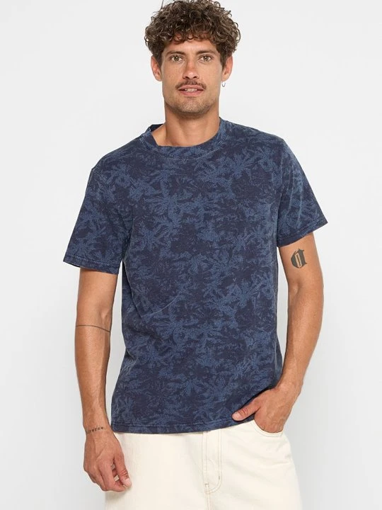 Zdjęcie produktu T-shirt z nadrukiem Mustang niebieski