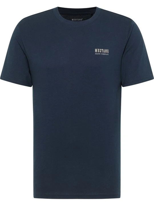 Zdjęcie produktu T-shirt z nadrukiem Mustang niebieski