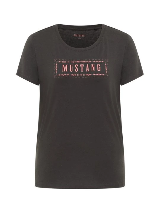 Zdjęcie produktu T-shirt z nadrukiem Mustang czarny