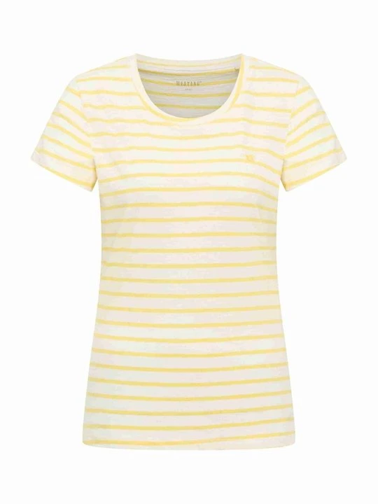 Zdjęcie produktu T-shirt z nadrukiem Mustang żółty