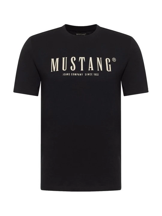 Zdjęcie produktu T-shirt z nadrukiem Mustang czarny