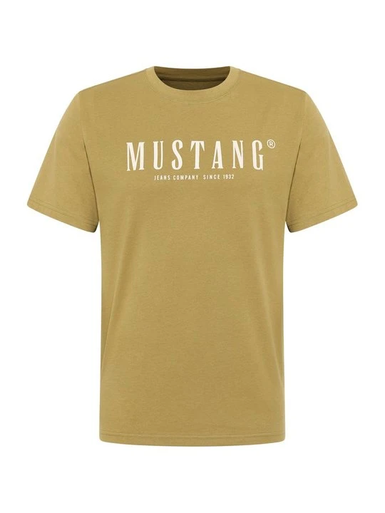 Zdjęcie produktu T-shirt z nadrukiem Mustang zielony