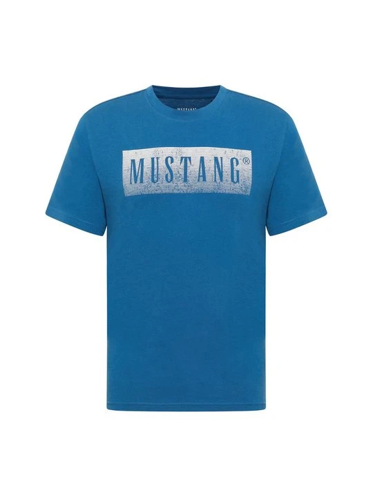 Zdjęcie produktu T-shirt z nadrukiem Mustang jasnoniebieski