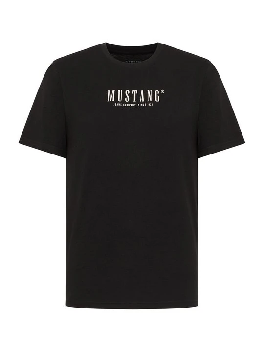 Zdjęcie produktu T-shirt z nadrukiem Mustang czarny