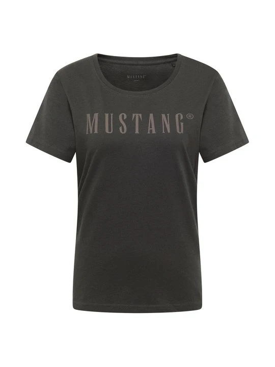 Zdjęcie produktu T-shirt z nadrukiem Mustang czarny
