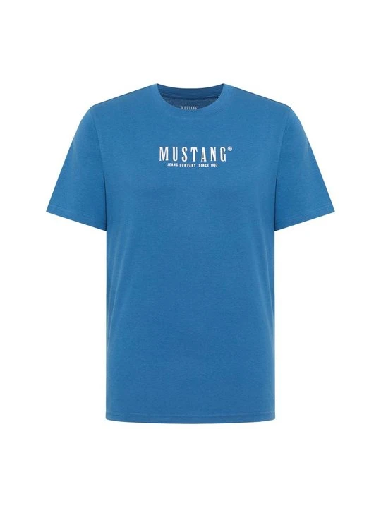 Zdjęcie produktu T-shirt z nadrukiem Mustang jasnoniebieski