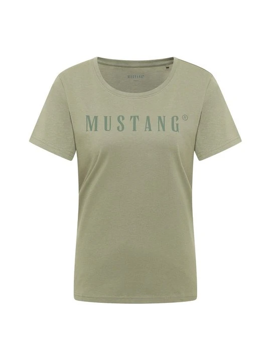 Zdjęcie produktu T-shirt z nadrukiem Mustang zielony