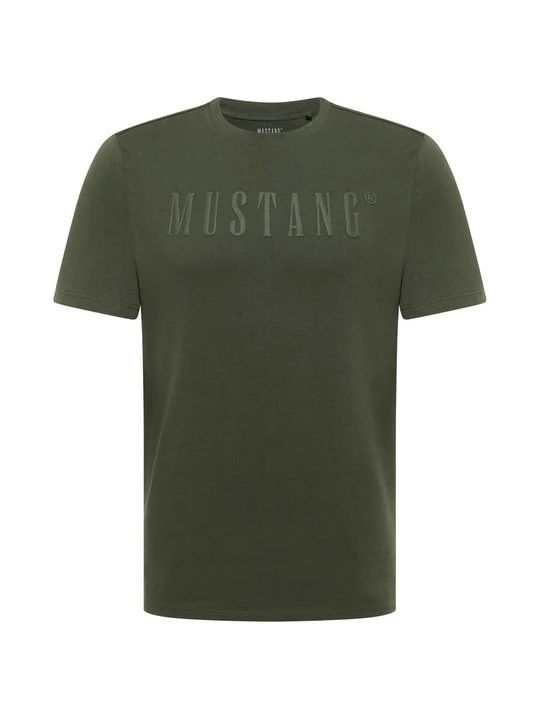 Zdjęcie produktu T-shirt z nadrukiem Mustang zielony