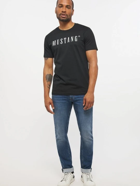Zdjęcie produktu T-shirt z nadrukiem Mustang czarny