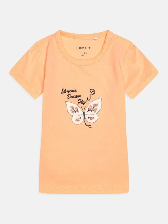 Zdjęcie produktu T-shirt z nadrukiem NAME IT różowy