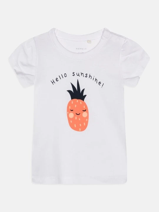Zdjęcie produktu T-shirt z nadrukiem NAME IT biały