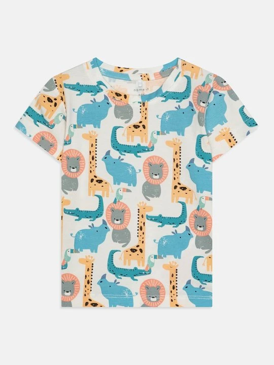 Zdjęcie produktu T-shirt z nadrukiem NAME IT mleczny