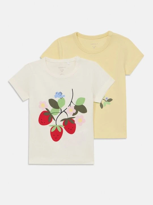 Zdjęcie produktu T-shirt z nadrukiem NAME IT piaskowy
