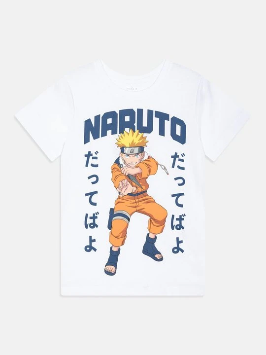 Zdjęcie produktu T-shirt z nadrukiem NAME IT biały