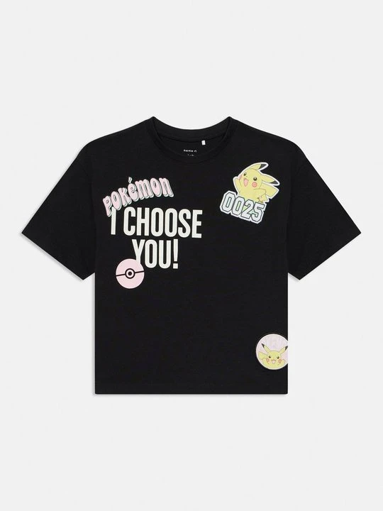 Zdjęcie produktu T-shirt z nadrukiem NAME IT czarny