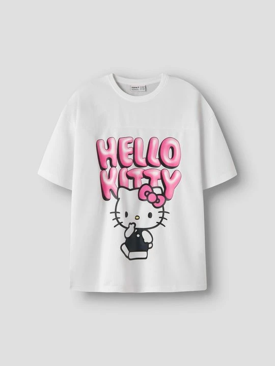 Zdjęcie produktu T-shirt z nadrukiem NAME IT biały