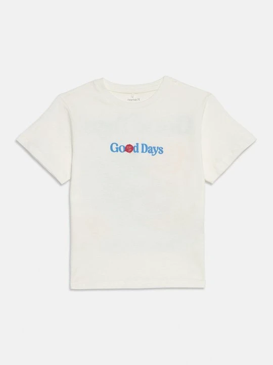 Zdjęcie produktu T-shirt z nadrukiem NAME IT biały